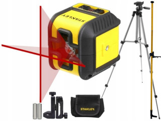 Krížový laser - STANLEY CUBIX KRÍŽOVÝ LASER + PÓLOVÝ STOJAN 3,6m