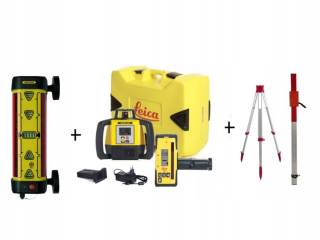 Nivelak -  SYSTÉM BACKHOE, LASER LEICA RUGBY 680 + SNÍMAČ