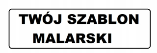 Maľba šablóny pre horizontálne označenia