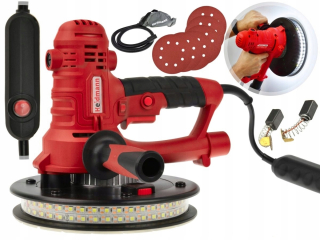 Brúska - Gypsum Grinder ťahanie plastrov 1400W LED Masky