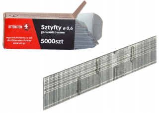 Sponkovačka, nastreľovačka - Vysoko podpätku ihlou 4Pre 0.6x25mm 5tys