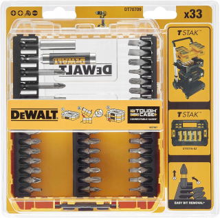 Sada bitov DeWalt DT70709-QZ 33 kusov