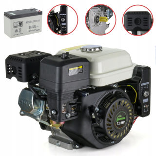 Motor - Náhradný motor pre HONDA GX160 20 mm elek. + AKU
