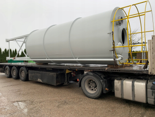 Miešačka - Vápennocementové silo 60m3 D = 3m 80ton