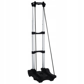 Skladací dopravný vozík, 45 kg, hliník, SR