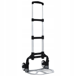 Skladací transportný vozík, 70 kg, hliník, pr