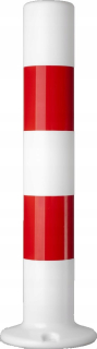 Parkovacie zábrany - Parkovací stĺpik blokujúci cestu U-12c 80 cm PVC