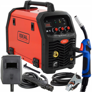 Poloautomatický zvárací stroj MIG/MAG, MMA Ideal 30-200 A 230 V