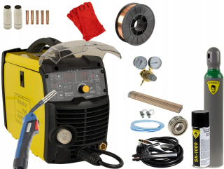 Zvárací invertor -  Golf MIGMAT MAGNUM MIG 210 MMA 200A SET