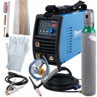 Zvárací invertor - SHERMAN TIG 200 AC DC HF PULSE WELLER SET 200A