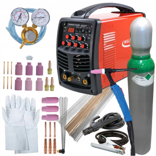 Zvárací invertor -  TIG MMA AC / DC HF PULS 200A Inverter Welder