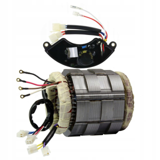 Elektrocentrála - Statora pre 140 mm agregát + AVR 5-9 kW