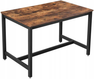 Jedálenský stôl pre 4 rustikálni ľudia 120 × 75 × 75 cm