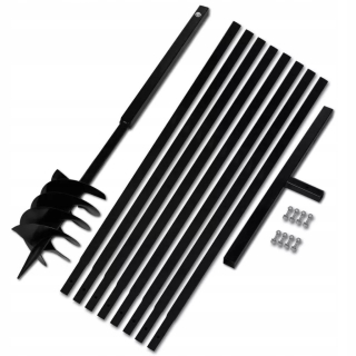 Vrtačka - Vrtná súprava vrtáka s rukoväťou 180 mm, výsuvná 9 m