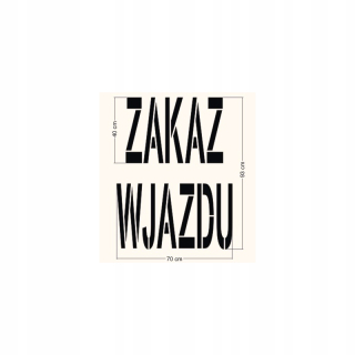 Žiadna šablóna na maľovanie vstupných ciest