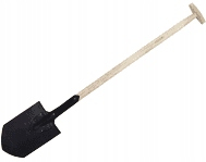 Lopata - Ostrý rýľ, rukoväť drevená T S-47463 / čierna