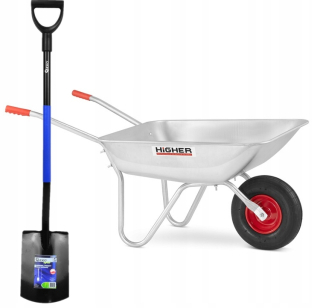 Pozinkované pozinkované koliesko 125L + rýľ