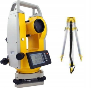 Nivelak -  Elektronický TEODOLITE NIVEL SYSTEM DT-2 + TRIPOD