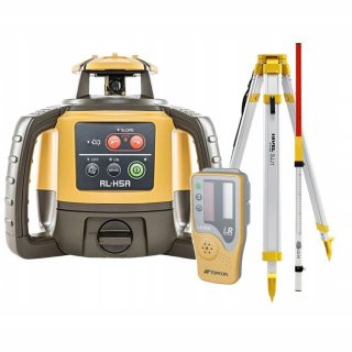 Nivelak -  TOPCON RL-H5A Rotačný laser s tyčou a statívom