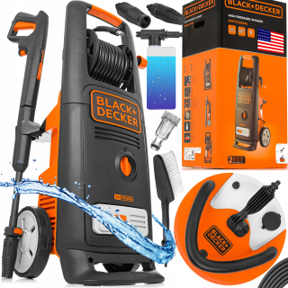 Tlaková umývačka - Turbo Silná tlaková umývačka Čierna Decker 2200W