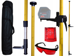 Krížový laser - GT-360 Pole Distribučný stĺpec + okuliare + štít