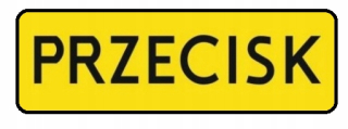 Tabuľka s textovým znakom 60 × 25cm Cross