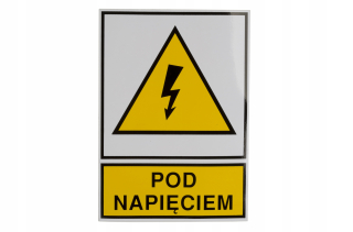 Štítok / výstražná značka / TZO 105X148S / POD NA