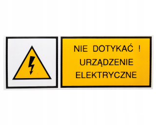 Štítok / výstražná značka / TZO 52X148S N.D.U.E.
