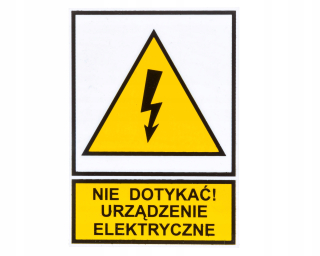 Štítok / výstražná značka / TZO 52X74P N.D.U.E.