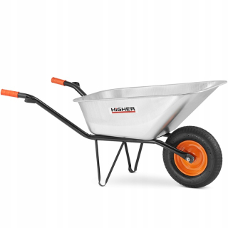 Pozinkovaný konštrukčný záhradný fúrik 130L 200kg
