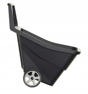 Záhradný fúrik TROLLEY 95L čierny Benoli masív