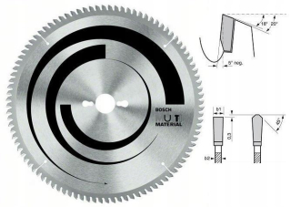 Shield Pila Wielowe Woods Bosch 254mm 60z ALU
