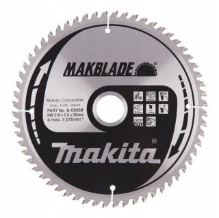 Shieldová píla pre drevo Makita 216x30 60z