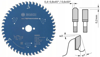 Pílový kotúč na laminát BOSCH 190 mm 60 zubov