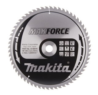 Rezný kotúč Makita MAKFORCE 355X30mm 60Z
