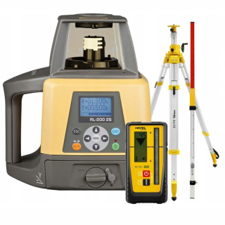 Nivelak -  Topcon RL-200 2S DIGITAL Level + zamestnanci + statív
