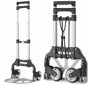 Skladací hliníkový transportný vozík VYSOKÝ 70 kg