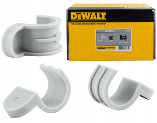 Sponkovačka, nastreľovačka - PVC držiak svorky 25mm 100ks. pre DCN890 DEWALT