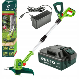 VERTO Akumulátorová kosačka na trávu 25cm 18 V Li-Ion 52G549-0 v balení s