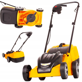 Riwall 2500 W elektrická kosačka na trávu 35 l