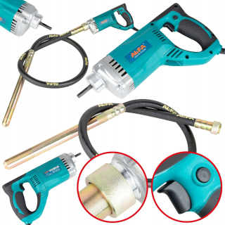 Betónový vibrátor - Vibrátor pre betón 2000W + buva 2m, Kompaktor