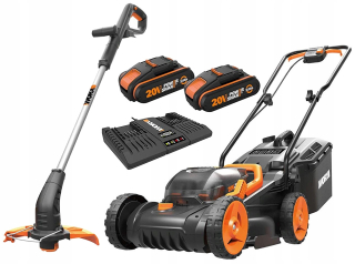 Kosačka elektrická - Kosačka WORX WG779E + OREZOVAČ WG157E 20 V 2 Ah