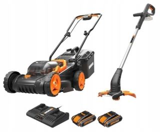 Kosačka elektrická - Kosačka WORX WG779E + TRIMMER WG157E 20V + AKC