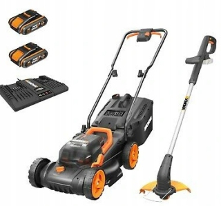 Kosačka elektrická - WORX WG779E. 2 kosačka + zastrihovač 2 AKU 2AH