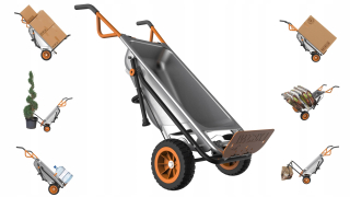 Short Garden Trolley 8in1 Multifunkčné zariadenie. WG050 koliesko
