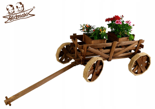 Rebrík CAR + 2 kvetináče kvetinové záhyb 167 cm