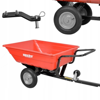 Záhradný prívesný vozík - TROLLEY pre traktorovú kosačku HECHT 53080