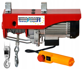 Zdvihák, výťah, naviják - ELEKTRICKÝ NAVIJÁK NAVIJÁK 1 000 kg lano 2000 W