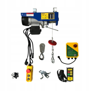 Zdvihák, výťah, naviják - Lanový navijak, elektrický kladkostroj 150/300 kg