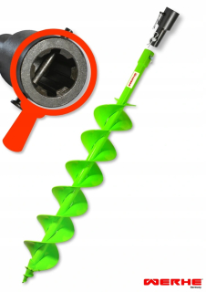 Vrtačka - 100 mm vrták na zemné vrtáky vhodný pre Stihl